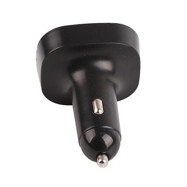 Bil Bluetooth-spiller 2 USB-porter Lader 7 fargelys FM-sender for håndfri samtale Sølv