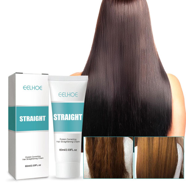 Protein Rätningskräm för hår, Silk & Gloss Hårrätning