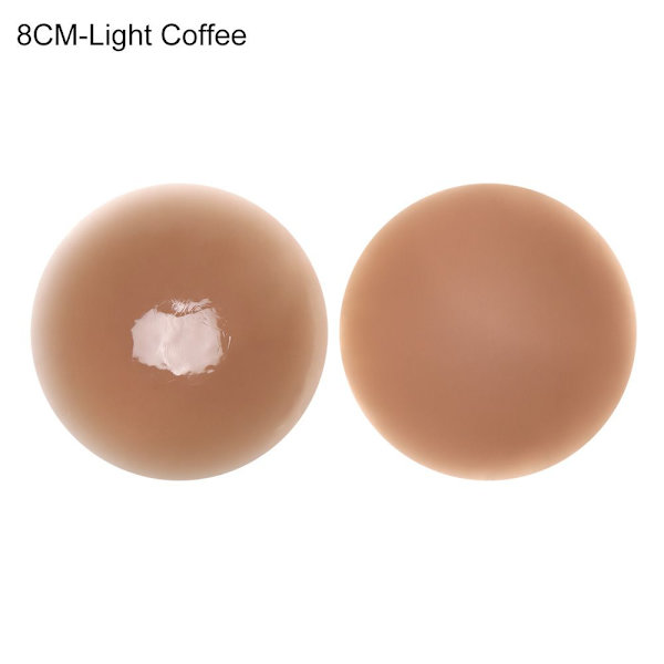 1 par självhäftande cover Osynlig återanvändbar 8CMLight Coffee