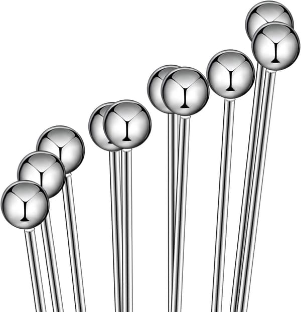 2 deler mini ballvisp i rustfritt stål 10-tommers og 12-tommers, egg