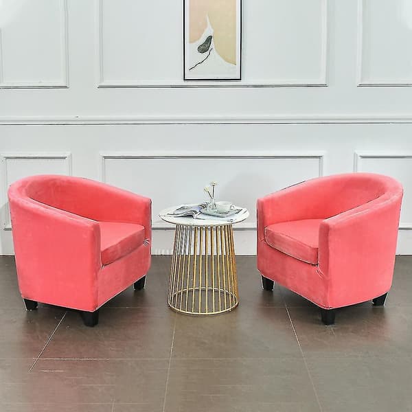 Lenestoltrekk for stue, sofa, lenestol Red