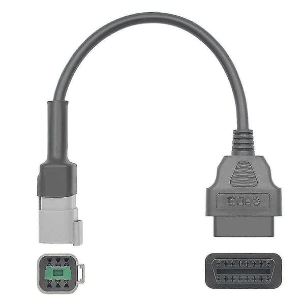6PIN til 16PIN Diagnostisk OBD2 Kabeladapter, OBDII Scanner Erstatning til CAN AM ATV UTV Motorcykel Cykel Værktøj