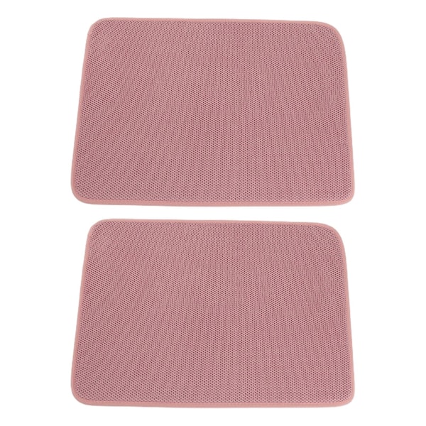 2 kpl Kuivausalusta Erinomainen vedenimukyky Mikrokuitu Nopeasti kuivuva Helppo puhdistaa Tiskialtaan kuivausalustat Keittiötarvikkeet Kaesi Pink