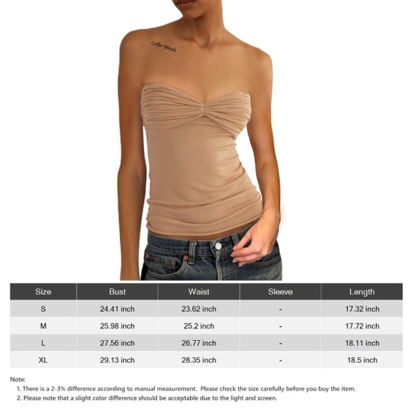 Crop Tops för kvinnor Y2K T-shirt SVART XL XL