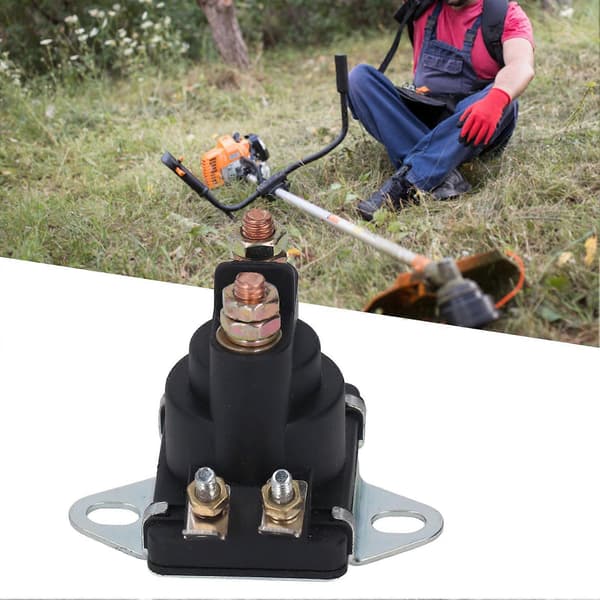 Startrelé Solenoid 12V DC 4,8W Messingspole Tilbehør Erstatning for Kjøretøyvogn