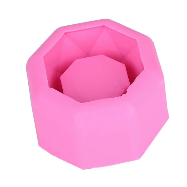 Blomsterpotte Silikonform DIY Hageplanter Sementvase Lysestakeform (BK1130)