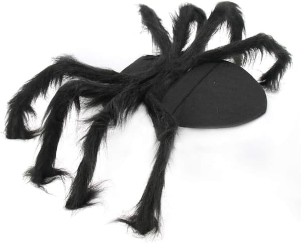 Halloween-edderkoppkostyme for kjæledyr - Størrelse S