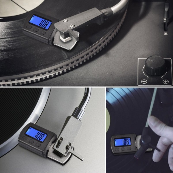 Digital Cartridge Scale Gauge 0,01g Tracking Force Turntable Stylus Tonearm