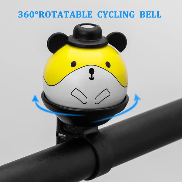 Barncykelklocka 360° Rotationsbarnklocka Cartoon Söt B