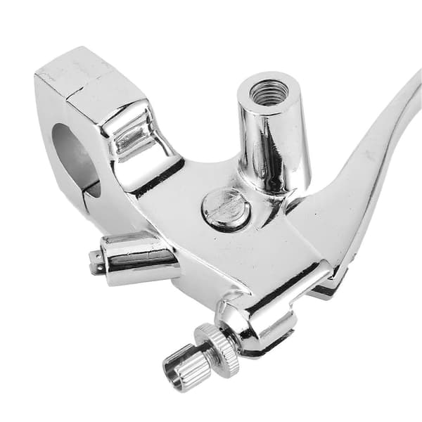 Hydraulisk bromskoppling huvudcylinder spakmontering silver universal för 1 tums styre