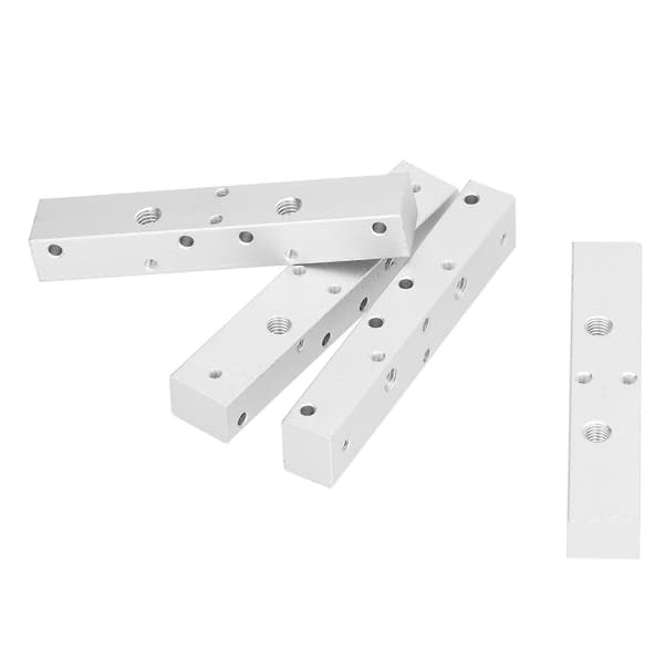 4 stk. aluminiumsvarmeblok 2-dyser hals fast sæde 3D-printertilbehør til Makerbot MK8