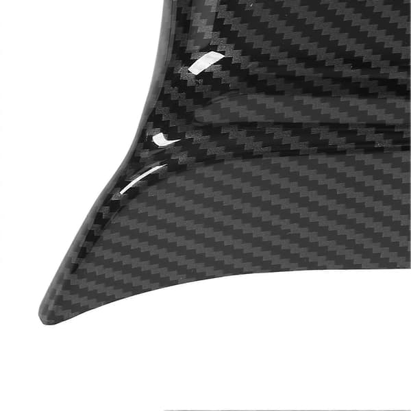 Venstre Høyre Sidespeildeksel Utvendig Bakspeil Trim 51167078360 for 5 6-serie E60 E61 E63 E64 2003–2007 Karbonfiberstil