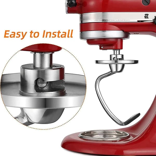 Dejkrog i rustfrit stål til KitchenAid 4,5-5 Quart Tilt Head Stand Mixer, reservedele brødkroge