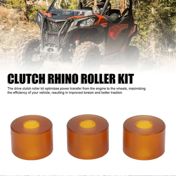 3 Set Driven Clutch Rhino Roller Kit Effektiv Kraft Overføring Driven Clutch Rhino Roller for Maverick X3 1000 Trail