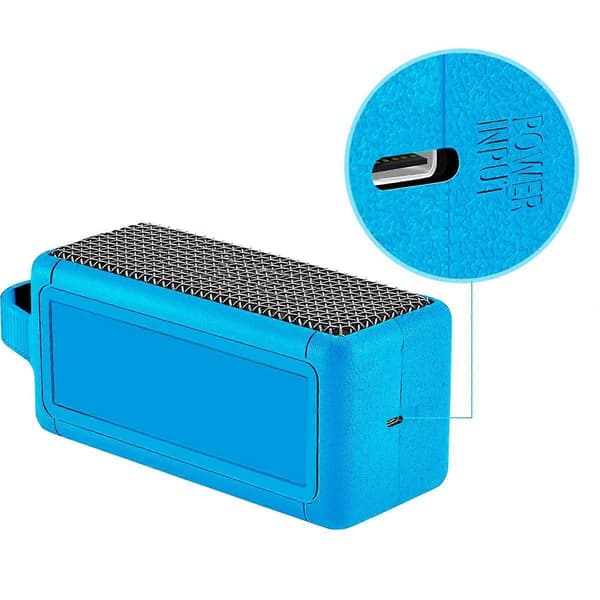 Bärbart dammtätt skyddsfodral i silikon för EMBERTON Bluetooth-högtalare, tillbehör, blå