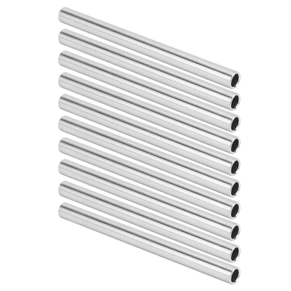 10 stk. aluminiumsrør sømløst rør lige rør 8x6mm 3,9 tommer længde tilbehør 6100?0608?0100