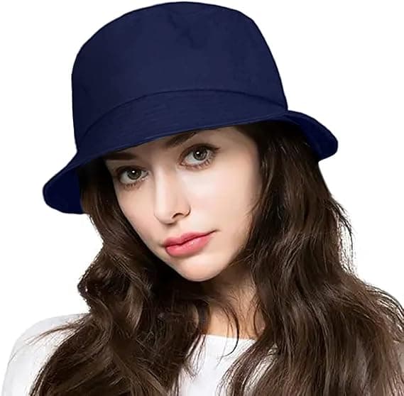 Dame Fiskehatt Solhatt Visir Hatter Reversibel Foldbar Bucket