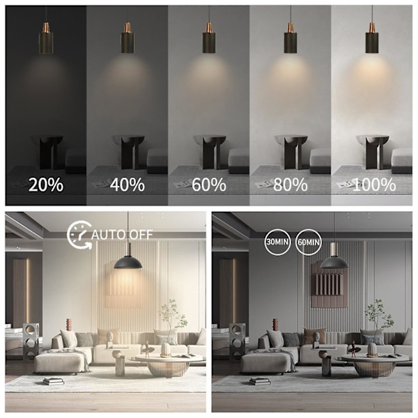 Batteridrevne lyspærer med fjernkontroll, 13 farger RGB 3AA batteridrevet LED-pucklys med E26-skrue, trådløs timer dimbar LED-pære for uten strøm 1Set