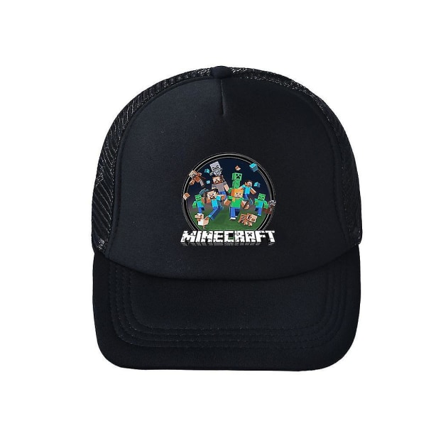 Minecraft Barn Pojkar Cap Snapback basebollkeps Cap Solhatt Visirhattar B