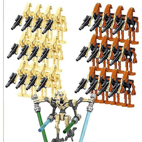 Star Wars Battle Droidit Rakennuspalikkasarja Mini Toimintahahmot Nukke Minifiguurit Lelut Työpöydän Koriste TAO 25PCS