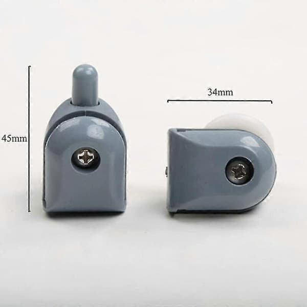 Pakke Dusjdør Ruller Dusjdør Reservedeler 4 Øvre Ruller + 4 Nedre Ruller 23mm