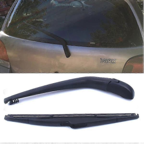 Til Toyota Yaris 2001-2005 Bagrudeviskerarm & Viskerblad Sæt (Ruipei)