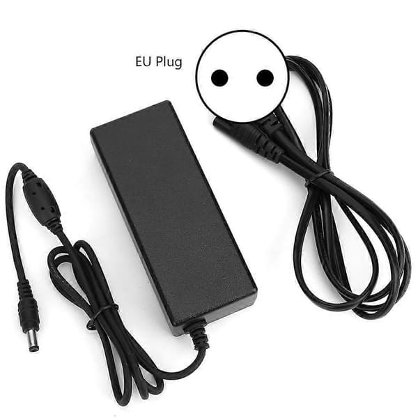 AC-strømadapter med kabeltilbehør til computer tablet bred spændingsindgang 100-240V EU-stik