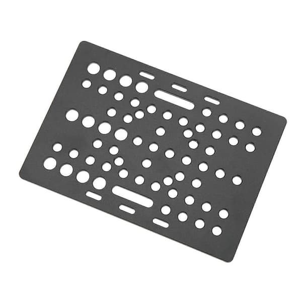 Portalplade Aluminium Højstyrke Portalplade Sort Anodiseret 3D Printer Lineær Universal Guide til Fræsemaskineplade