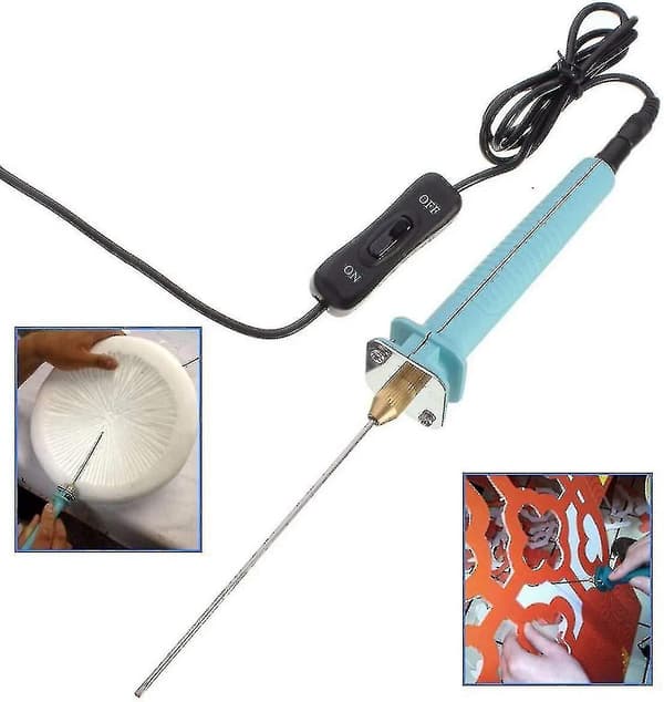Elektrisk Skumkutter, Styrofoamkutter 100-240v/15w 10cm, Styrofoam Kutter Varm Tråd Elektrisk Gravering