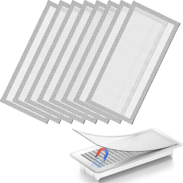 Gulvventilationsdæksel, magnetisk ventilationsdæksel, netventilationsfilter til hjemmegulv/væg/loft til opsamling af snavs, hår, støv A