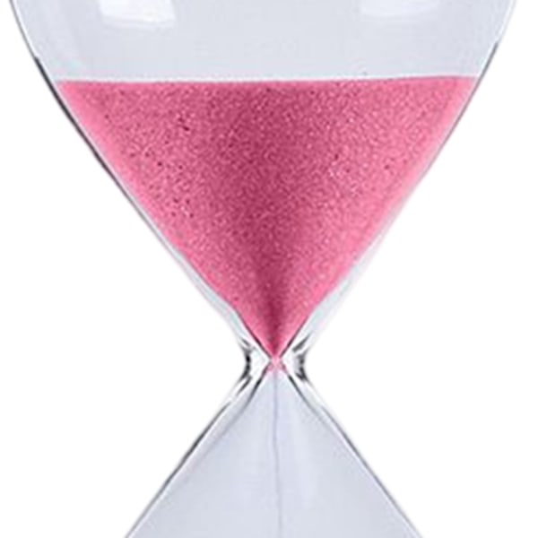 5/30/60 minuter Rund Sand Timer Personlighet Glas Timglas Ornament Nyhet Tidshanteringsverktyg Pink qd Pink 5 Minutes