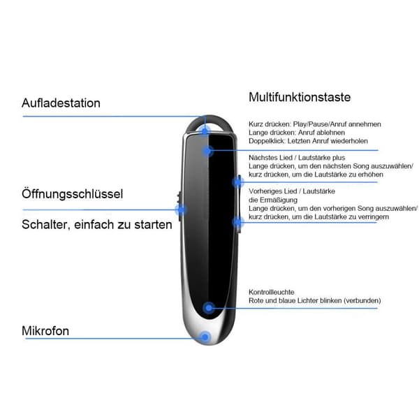 #Bluetooth-headset 4.0 Bluetooth-hörlurar (Bluetooth) Sport-hörlurar#