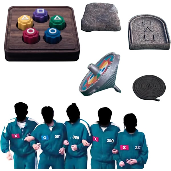 Squids Korealainen Kansanpeli Set, Korealainen Perinteinen Peli qd
