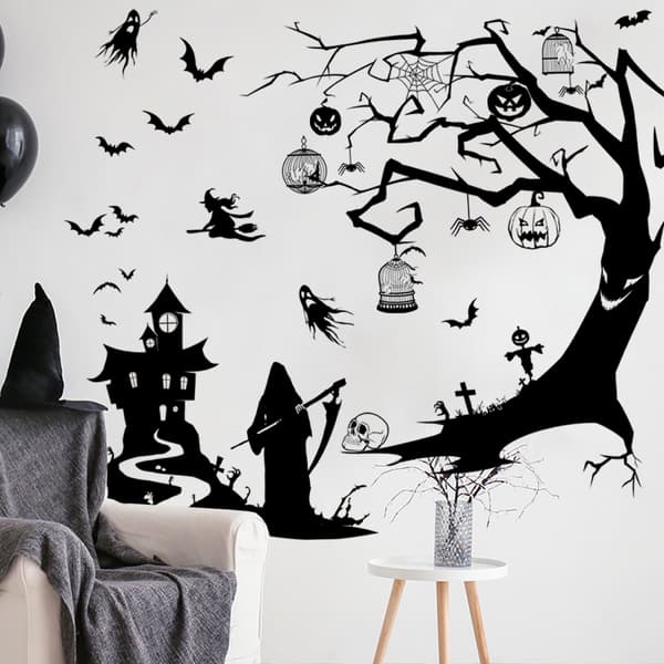 #Halloween veggdekor (30 x 90 cm x 2 stk)#