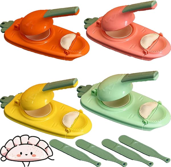 #Gyoza-maskin 1 x 2-i-1 Manuell Dumplingpresse Manuell Dumplingpresse Manuell Dumplingdeigmaskin#