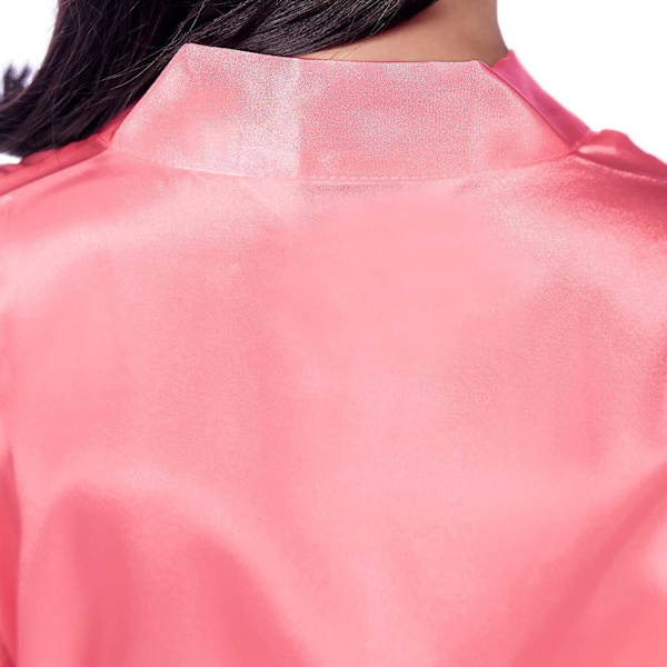 Silk Stain Ren Kimono Bröllopsrock Kimono Robes Sovkläder ------ Vattenmeloner storlek 10