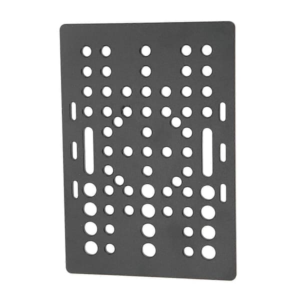 Portalplade Aluminium Højstyrke Portalplade Sort Anodiseret 3D Printer Lineær Universal Guide til Fræsemaskineplade