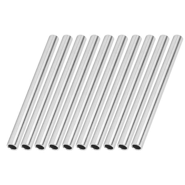 10 stk. aluminiumsrør sømløst rør lige rør 8x6mm 3,9 tommer længde tilbehør 6100?0608?0100