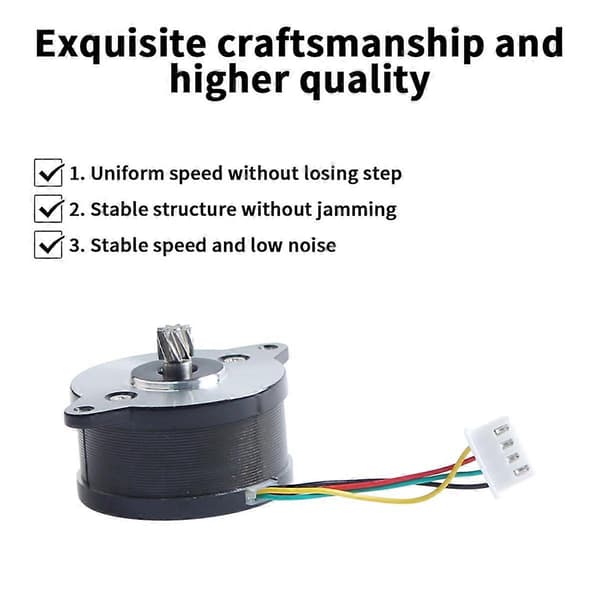 Til X1/P1-serien ekstrudermotor 36 cirkulær stepmotor 9-tands spiralgear til X1/X1C/P1P/P1S