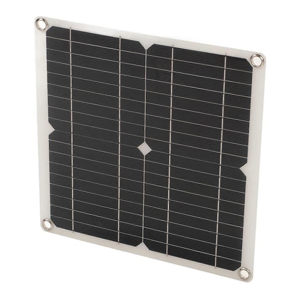 RV solpanel 12W Mono solcelleopladerpanel Adaptivt integreret spændingsreguleringsmodul Intelligent kontrol med ladecontroller 10A