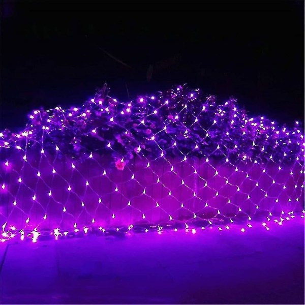 LED Nett Lyslenke IP65 6mx4m 3mx2m LED Fleksibel Nett Lyslenke 880 LED 200 LED Mesh Lyslenke Purple
