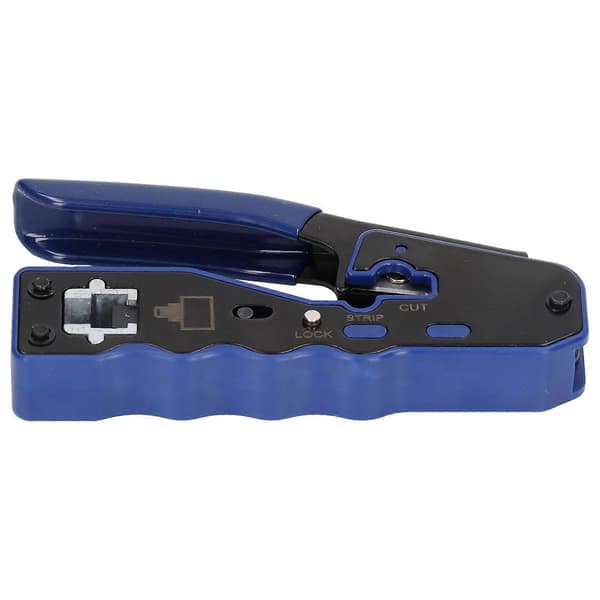 RJ45 Crimping Tool Sæt Trådcrimper Kabelstripper med 50 stk. RJ-stiksæt til netværk
