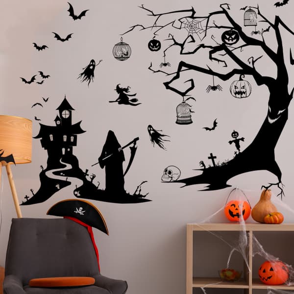 #Halloween veggdekor (30 x 90 cm x 2 stk)#