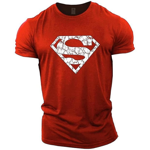 Superman Vascular Gym Training Top Red XL
