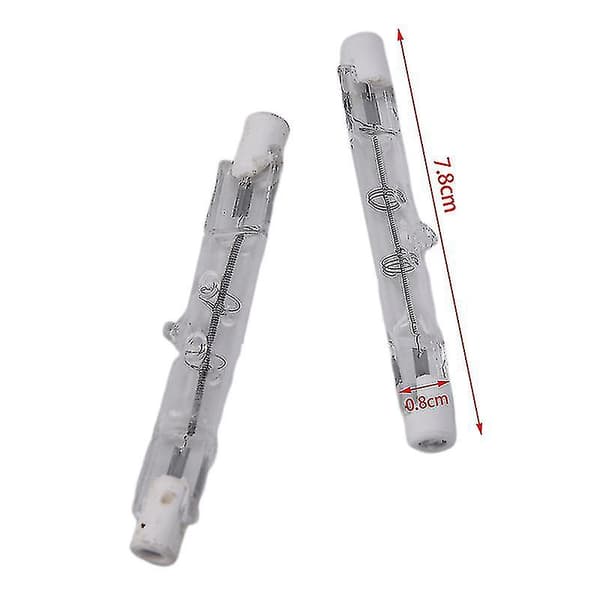 R7s 220v Halogenpære 100w 200w Halogenlampe 78mm Halogenpære 200W