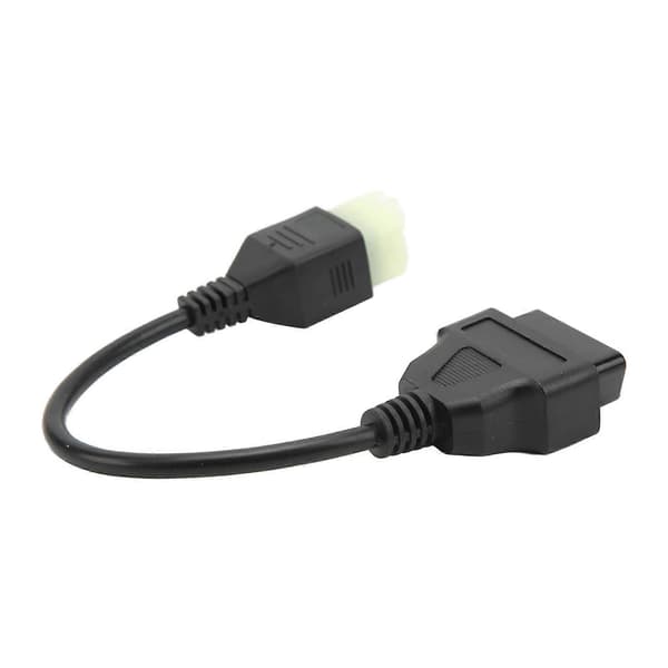 6-pinners OBD2 diagnoseadapterkabel stabil overføring for motorsykkel Tune ECU-programmering