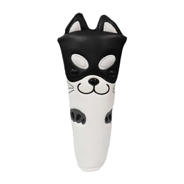 1/2/3 Hunde Mønster Til Golf Putter Headcover Cover til Sort qd Black 1 Pc