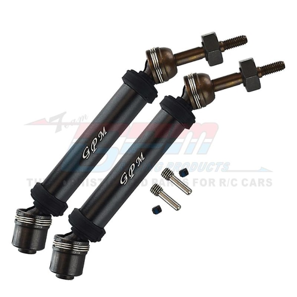 Gpm Metal Bakre Cvd Drivaxel Universalkoppling 6852a 6852r För Traxxas 1/10 Rustler Hoss Stampede 4x4 Vxl Rc Bil Uppgradering Delar Black