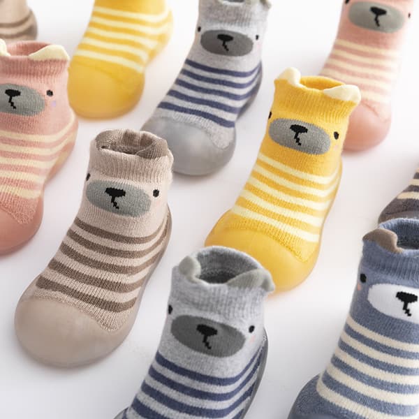 Baby Småbarn Barn Halkfria Krypstrumpor Skor Tjocka