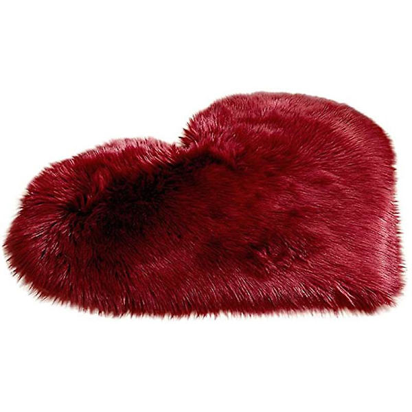 Område Teppe Ultra Myke Fluffy Tepper Sklisikre Tepper Luksuriøse Tepper Moderne Hjemmeinnredning for Soverom Wine Red
